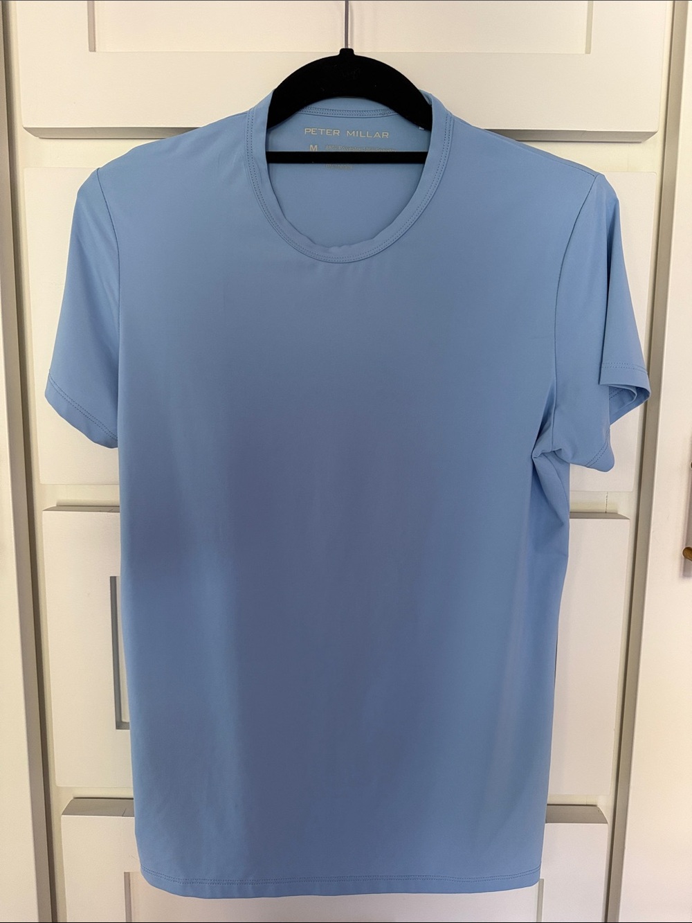 Peter Millar Light Blue Short Sleeve Performance Tee